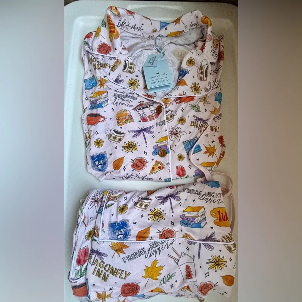 Posh Peanut- Gilmore Girls Pajamas NWT Size L - Picture 4 of 5